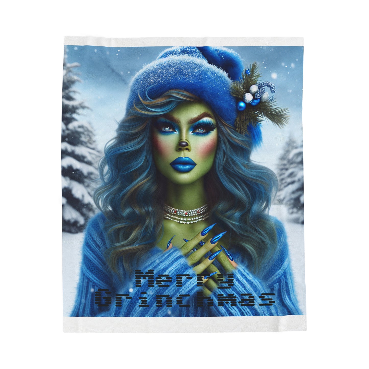 Merry Giving Fearless Plush Blanket - Cozy Christmas Home Decor
