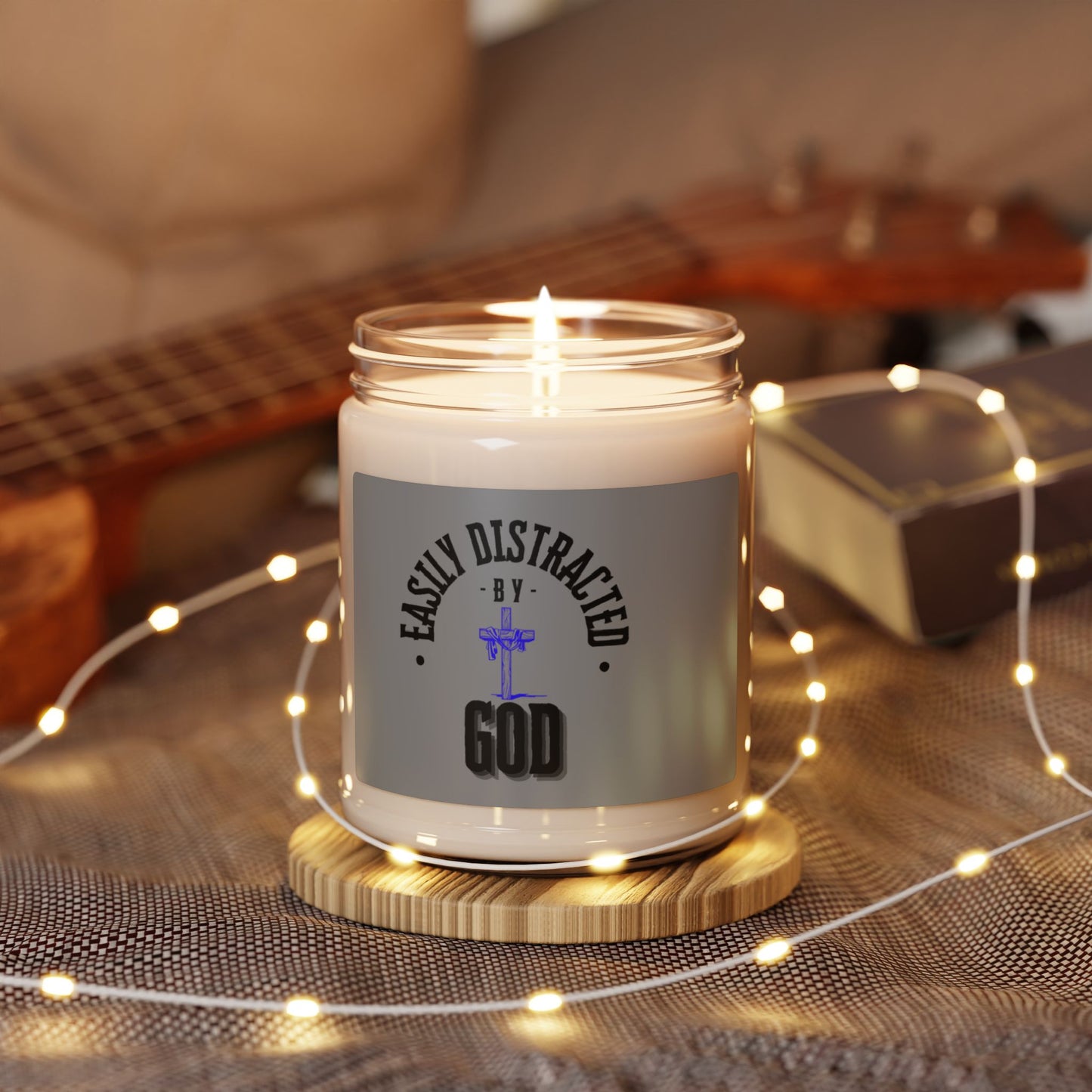 Distracted Scented Soy Candle, 9oz