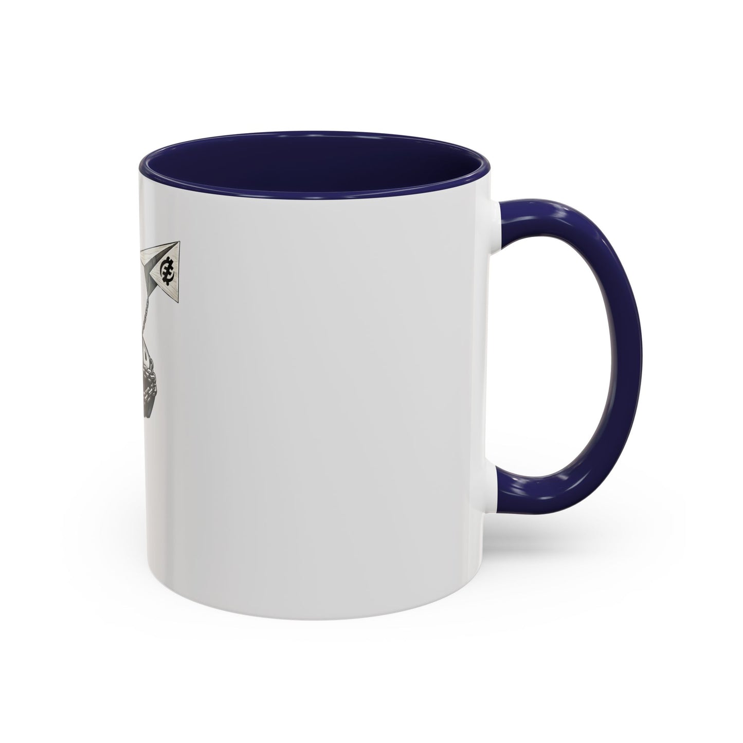 Anchor & Chain Coffee Mug — Nautical 'Fear' Design Accent Mug
