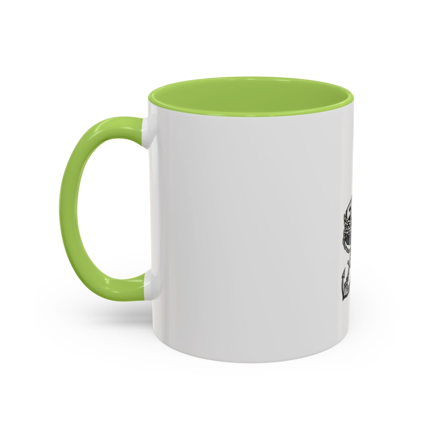 Anchor & Chain Coffee Mug — Nautical 'Fear' Design Accent Mug