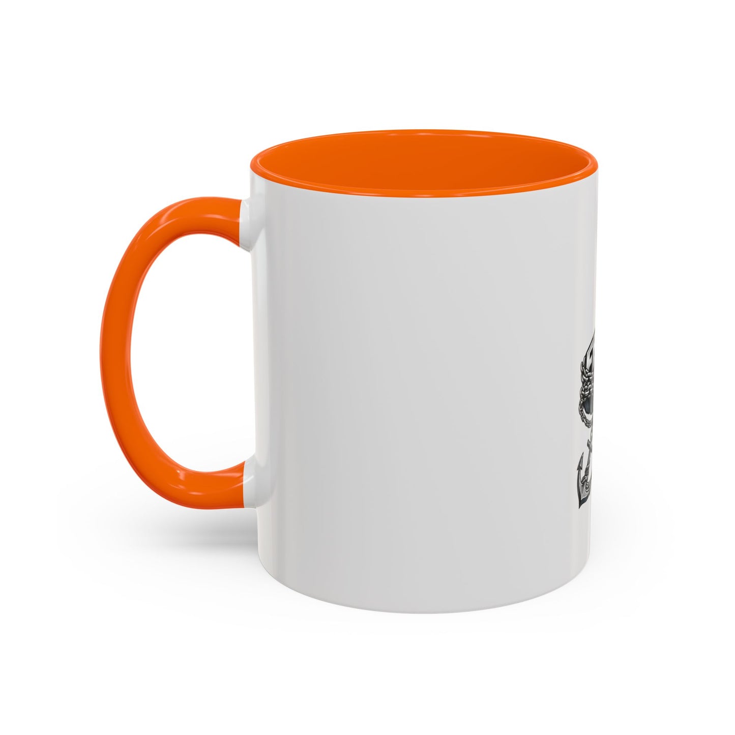 Anchor & Chain Coffee Mug — Nautical 'Fear' Design Accent Mug