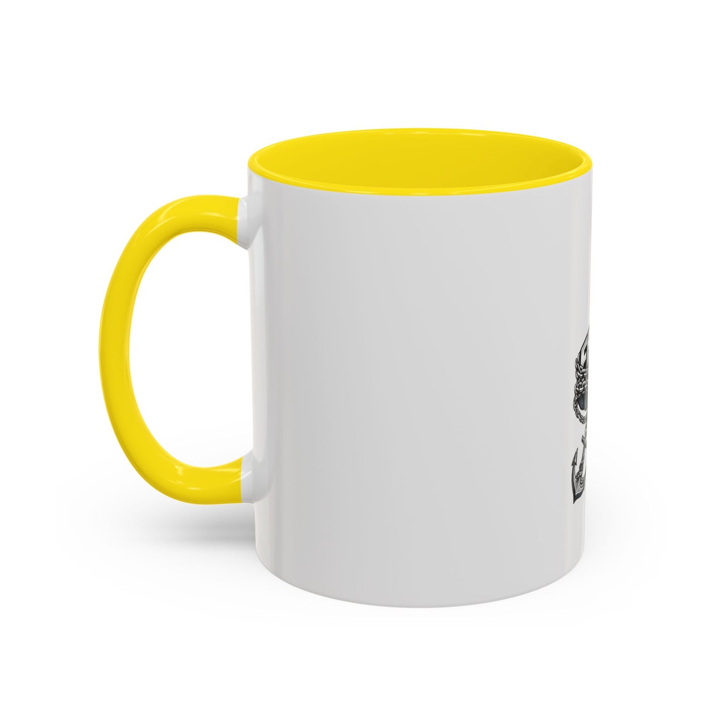 Anchor & Chain Coffee Mug — Nautical 'Fear' Design Accent Mug