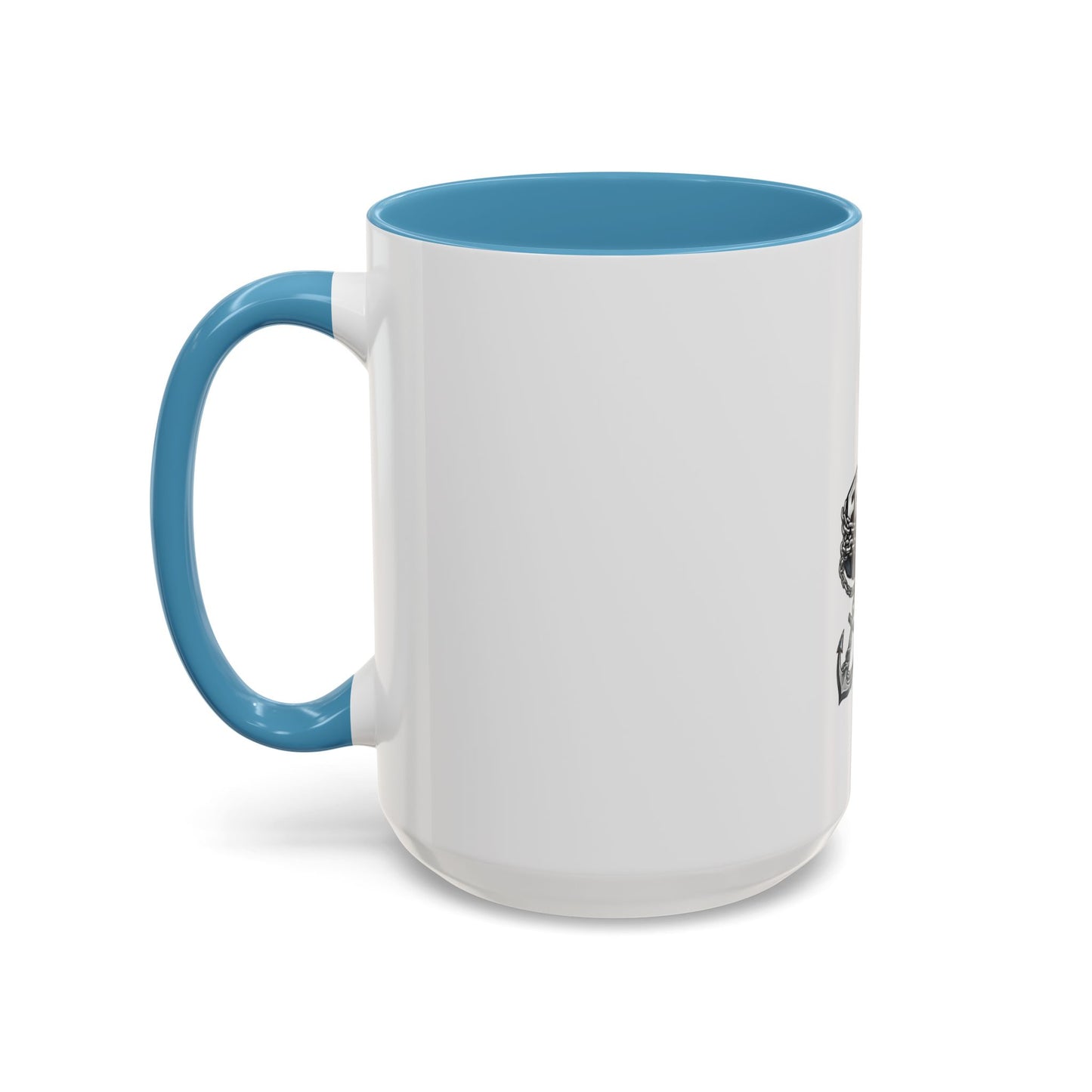 Anchor & Chain Coffee Mug — Nautical 'Fear' Design Accent Mug