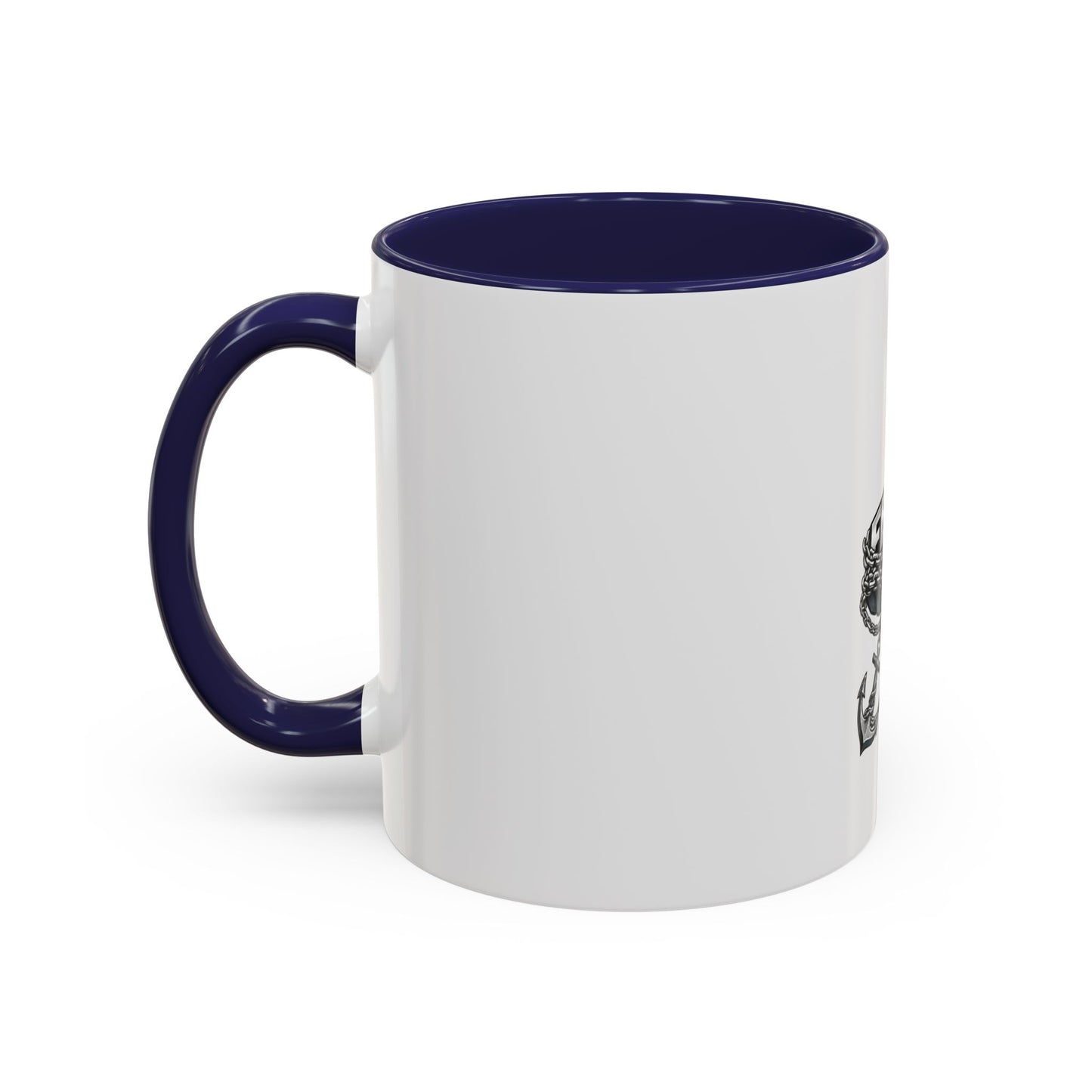Anchor & Chain Coffee Mug — Nautical 'Fear' Design Accent Mug