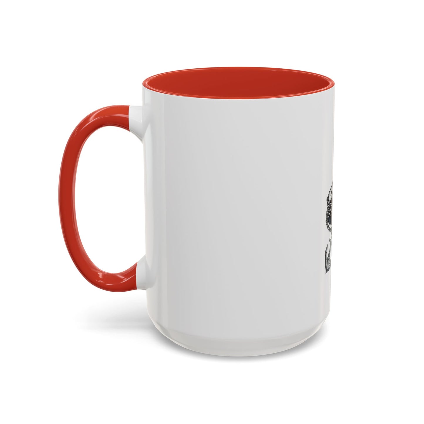 Anchor & Chain Coffee Mug — Nautical 'Fear' Design Accent Mug
