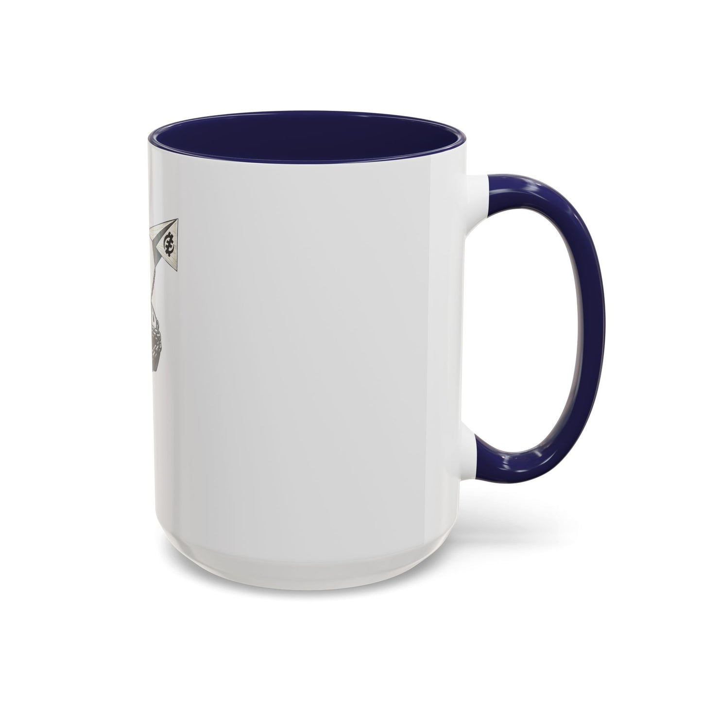 Anchor & Chain Coffee Mug — Nautical 'Fear' Design Accent Mug