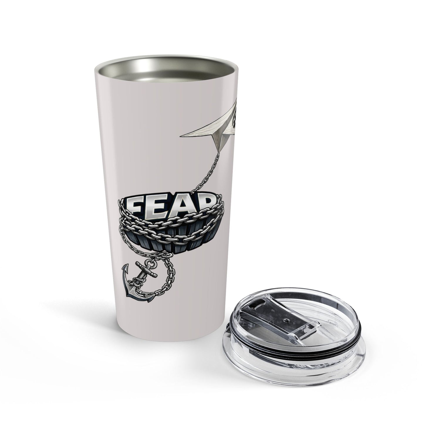 20oz Sea Anchor Tumbler – Nautical Anchor & Rope Travel Cup
