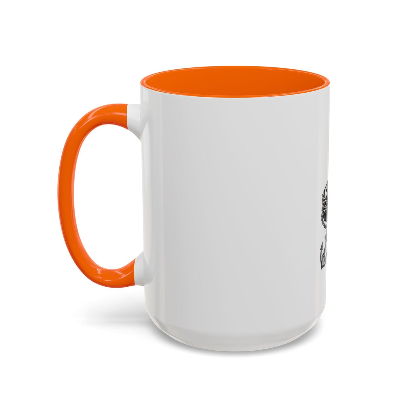 Anchor & Chain Coffee Mug — Nautical 'Fear' Design Accent Mug