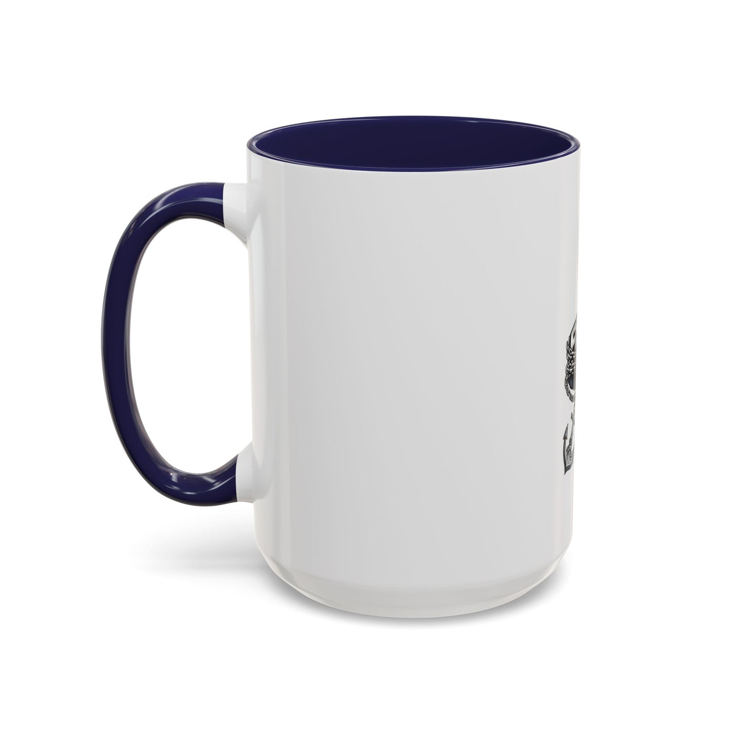 Anchor & Chain Coffee Mug — Nautical 'Fear' Design Accent Mug