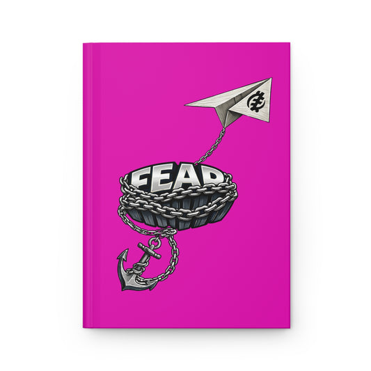 Fear Acronym Hardcover Journal — Motivational Notebook (Forget, Face, Everything, And, Rise)