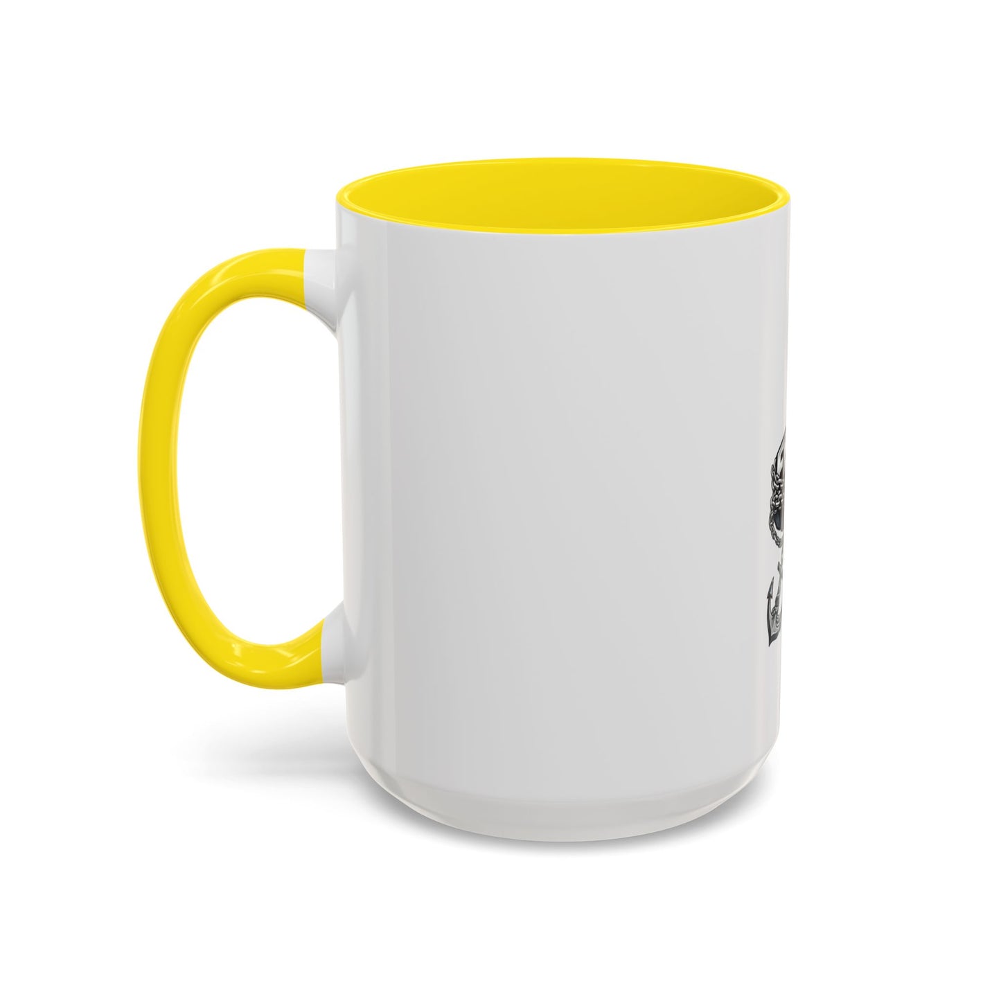 Anchor & Chain Coffee Mug — Nautical 'Fear' Design Accent Mug