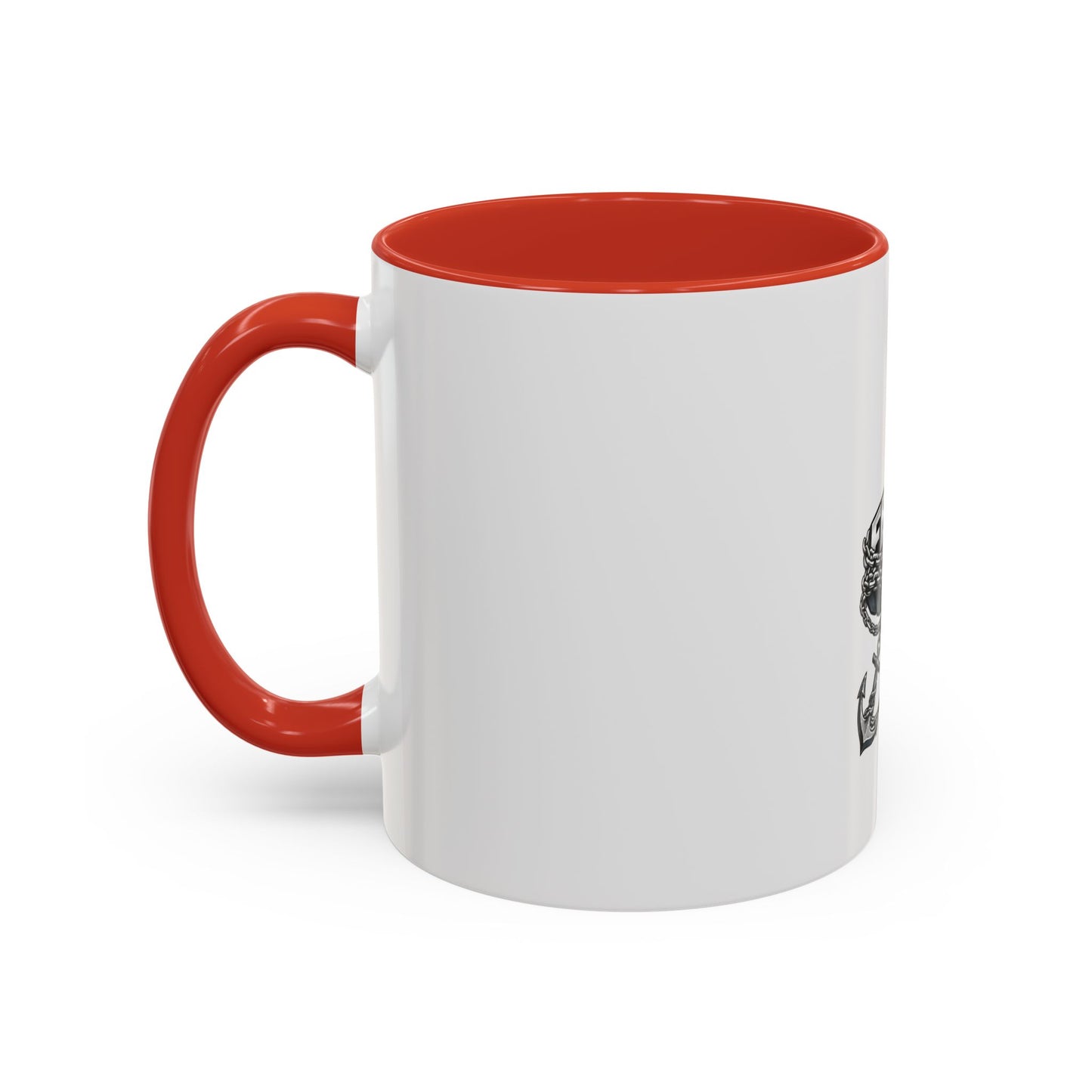 Anchor & Chain Coffee Mug — Nautical 'Fear' Design Accent Mug