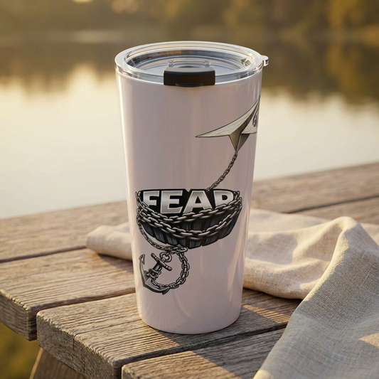 20oz Sea Anchor Tumbler – Nautical Anchor & Rope Travel Cup