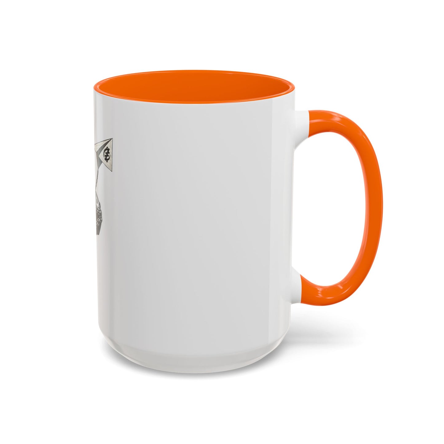 Anchor & Chain Coffee Mug — Nautical 'Fear' Design Accent Mug