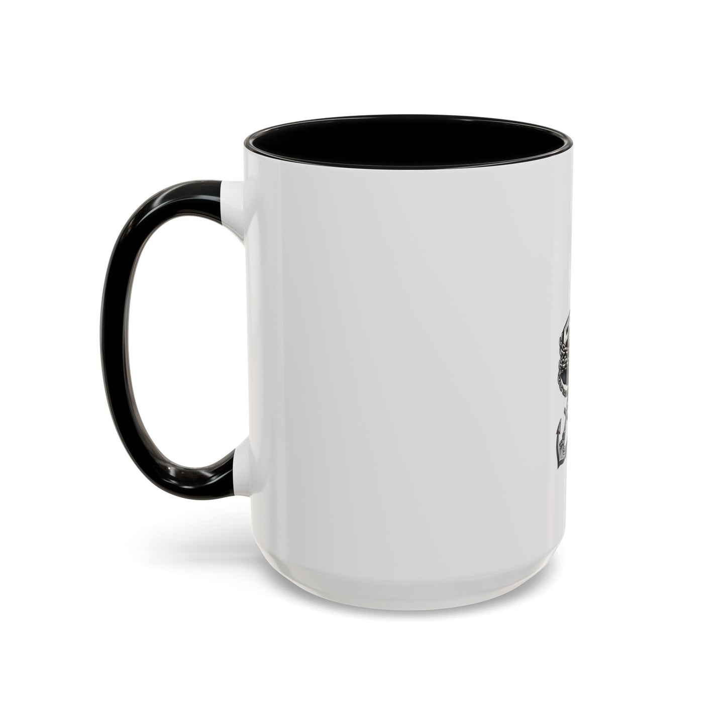 Anchor & Chain Coffee Mug — Nautical 'Fear' Design Accent Mug