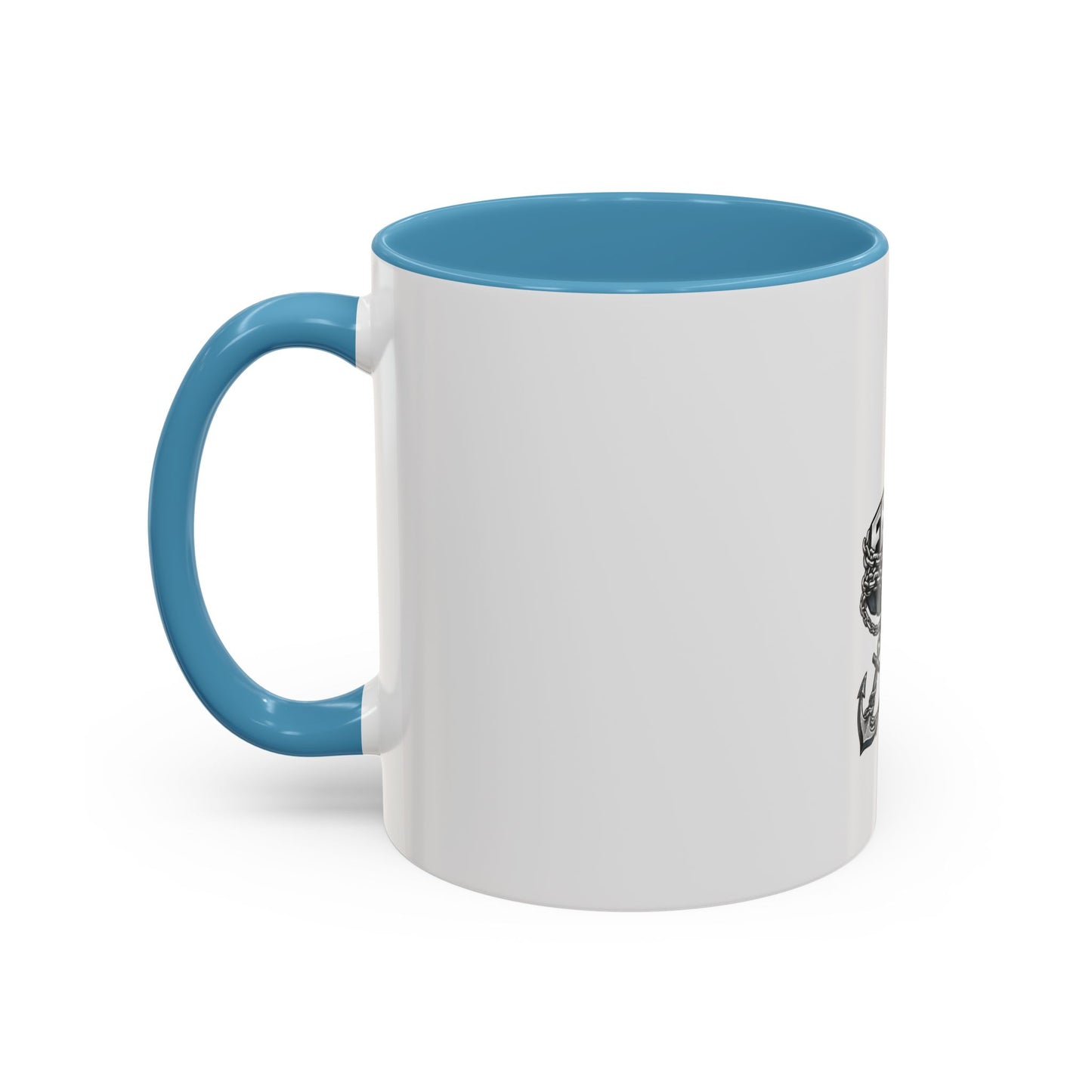 Anchor & Chain Coffee Mug — Nautical 'Fear' Design Accent Mug