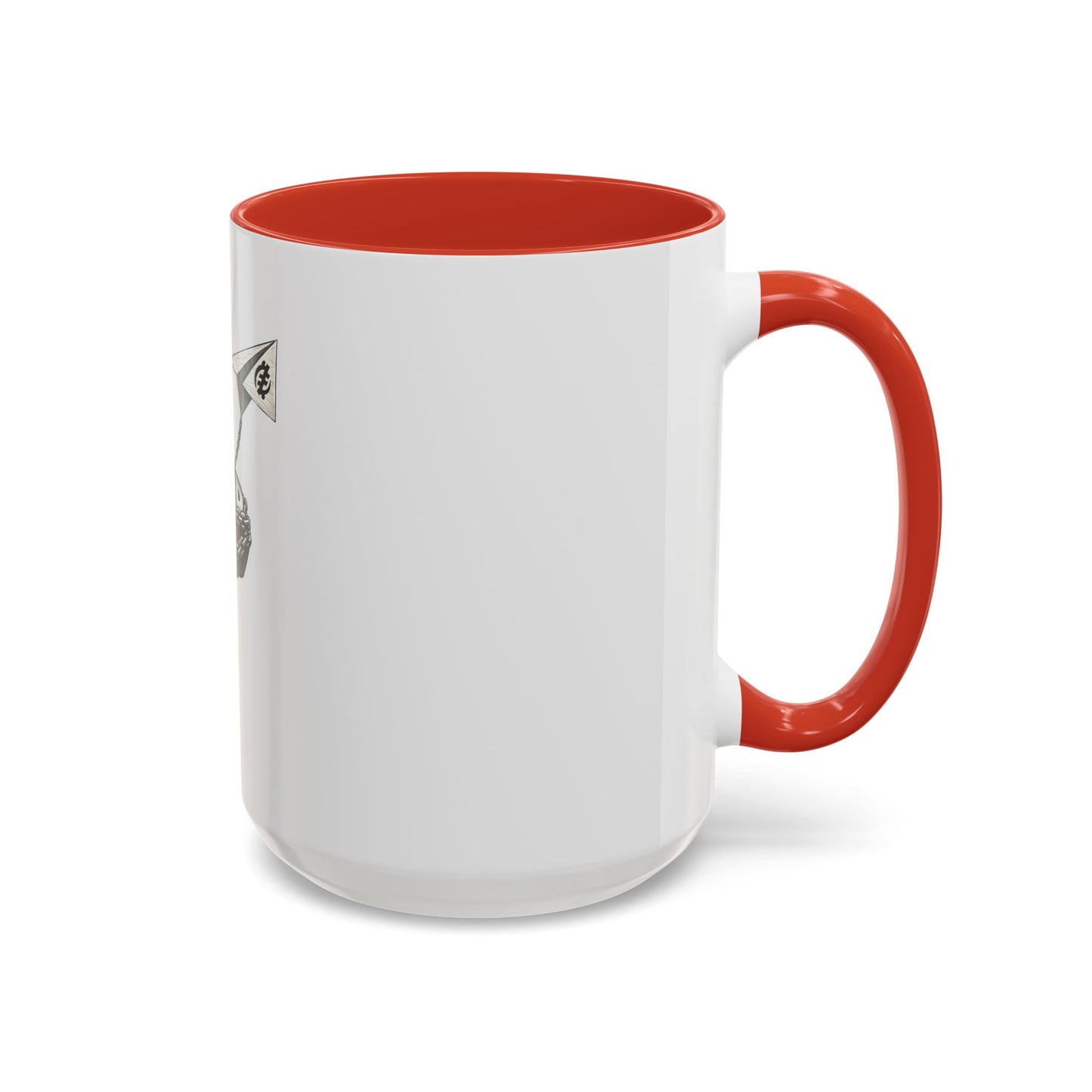 Anchor & Chain Coffee Mug — Nautical 'Fear' Design Accent Mug