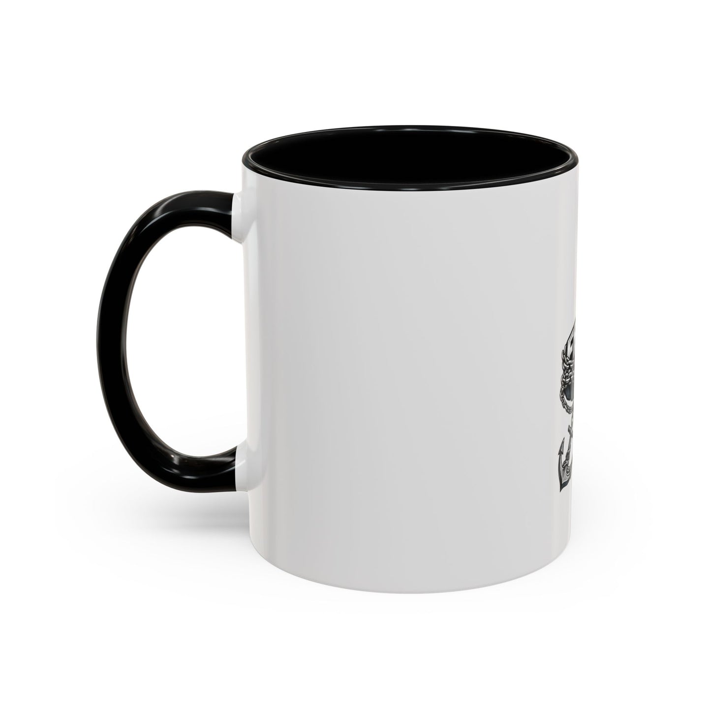 Anchor & Chain Coffee Mug — Nautical 'Fear' Design Accent Mug